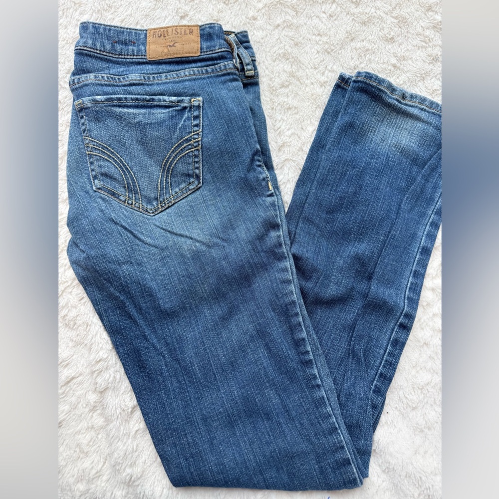 Hollister Blue Straight Leg Jeans Classic Style